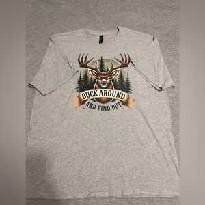 Gray Graphic Men's T-Shirt